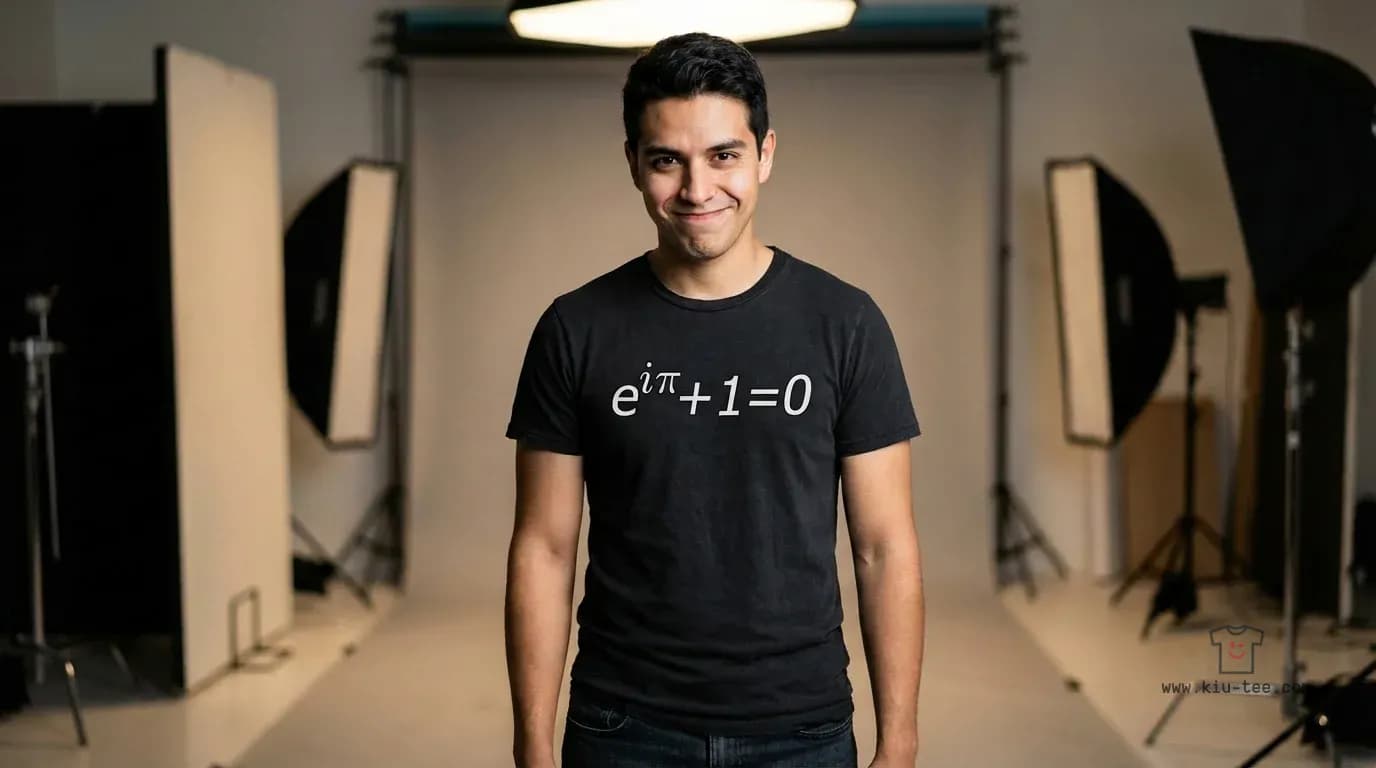 Euler's Identity, playera negra XL